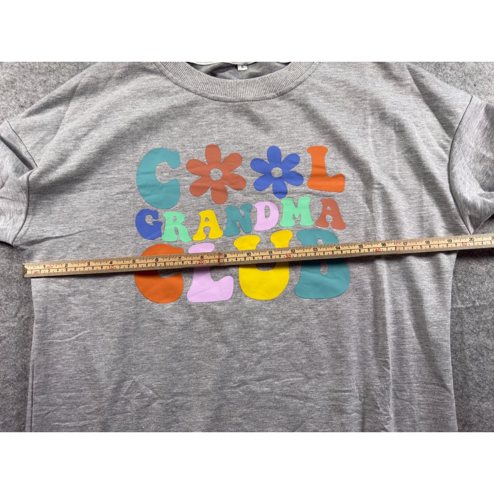 Unbranded Cool Grandma Club Sweatshirt Women S Grey Graphic Retro Pullover - Picture 4 of 9